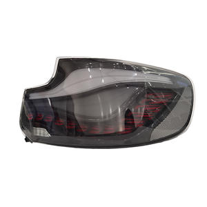 Luces traseras secuenciales con diseño de escamas de dragón rojo y cubierta gris para BMW F22 Serie 2, con DRL de barrido para actualización de modificación. - Product Image 4
