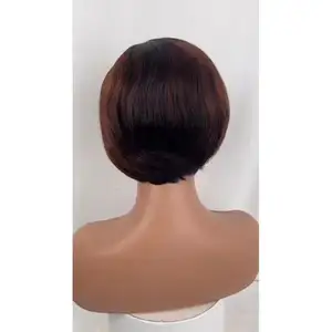 A variety of choices popular yaki straight indian remy hair 13*4 Bob 100% hunan hair lace wigs for women