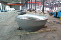 Tête de réservoir hémisphérique en acier inoxydable conforme à la norme ASTM, bord biseauté, surface patinée pour la fabrication de récipients sous pression JoTon JT-HHA