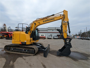 Precio barato LIUGONG 913FCR Excavadora compacta 10 Ton 13 Ton Pequeña Excavadora hidráulica sobre orugas para la venta - Product Image 2