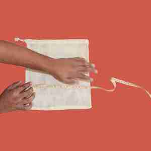 <b>Portable</b> Reusable Cotton Drawstring Dust Bags Water Resistant & Eco-Friendly for Clear <b>Goal</b> Solution - Product Image 6