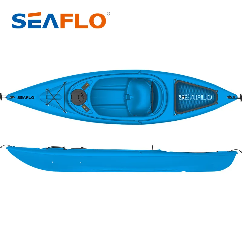 Seaflo 10 Voet Zitten In Kajak SF-1004 Plastic Single One-Person Lichtgewicht Recreatieve Oem Toeren Zeekajak Met Optionele Paddle