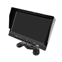 Moniteur LCD de recul SeemeTech 7 pouces pour bus, écran IPS, aide au stationnement, stéréo, télécommande, tableau de bord Android, garantie 1 an