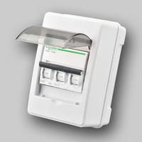 Boîtier de distribution électrique étanche IP65 en plastique PC HT-18 voies, boîte d'alimentation 63A avec disjoncteur MCB, corps en ABS sérigraphié
