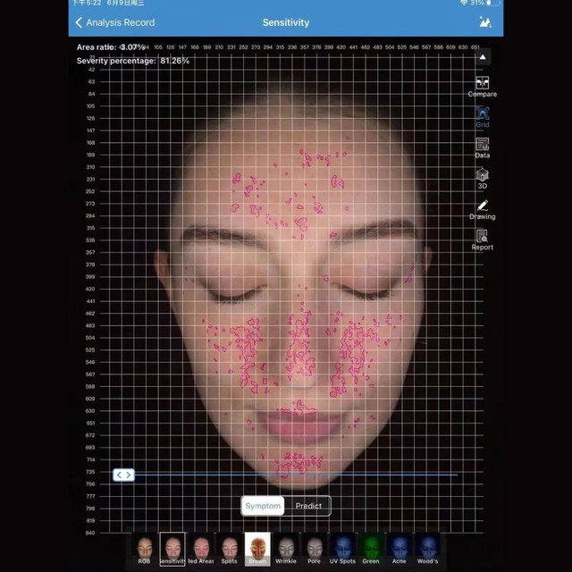 Facial Analyzer Beauty Equipment Salon Furniture Products in Dubai Buy Digital With Ipad Camera Skin Analyzer Analysis Machine