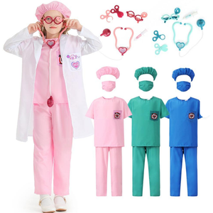 Costume de cosplay pour enfants : Tenue d'infirmière, de médecin, ou de personnage d'anime pour la Journée des Métiers - Product Image 1