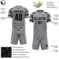 BETHERIVAL Grosir Jersey Sepak Bola Wanita Lengan Panjang Biru Nomor Tim Kustom 100% Poliester Merek Kustom Dewasa Murah