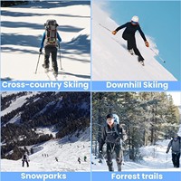 Bottes de snowboard pour débutants, équipement de ski et de raquette en plein air, universel pour adultes, nouveau modèle coloré, léger et résistant à l'usure