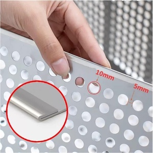 Tôle perforée, <span class=keywords><strong>plaque</strong></span> métallique perforée, treillis métallique, maille à trous ronds en acier inoxydable, <span class=keywords><strong>plaque</strong></span> tamis perforée - Product Image 2