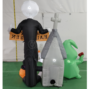 Décoration gonflable de monstre vert citrouille <span class=keywords><strong>pour</strong></span> <span class=keywords><strong>Halloween</strong></span>, de haute qualité, idéale <span class=keywords><strong>pour</strong></span> la publicité extérieure - Product Image 4