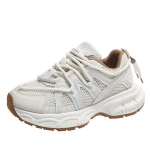 Zapatos Paris Show Foot Little Daddy para Mujer, Transpirables, Súper Populares, Estilo Urbano, Suela Gruesa, Casuales, Deportivos, Chunky - Product Image 1