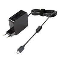 Adaptor AC catu daya Port USB MINI 45W pengisi daya Notebook PD untuk ASUS Lenovo Dell