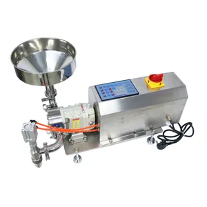 Horizontal single head liquid small automatic assembly line hand sanitizer manual dispensing machine