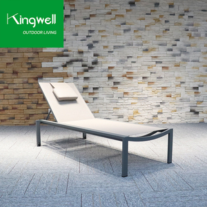 <span class=keywords><strong>Tumbona</strong></span> Moderna de Malla de Aluminio para Exteriores, Elegante <span class=keywords><strong>Silla</strong></span> de Playa para Descanso, de <span class=keywords><strong>Madera</strong></span> para Patio, Jardín, Parque y Hotel - Product Image 2