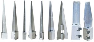 Hot Dip Galvanized High Strength <strong>Pointed</strong> Pole <strong>Anchor</strong> - Product Image 3