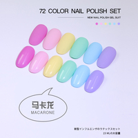Vinimay - Fournitures professionnelles pour ongles - Kit de vernis à ongles en gel - Étiquette privée personnalisée - Vernis à ongles en gel UV LED de couleur pure - Ensemble de 72 couleurs