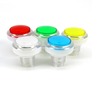 Bouton d'arcade de 45 mm, console de jeu vidéo de type machine de basket-ball, interrupteur de commande lumineux, accessoires de clé transparente, type boxe - Product Image 5