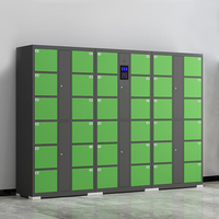 Casier intelligent durable en libre-service pour sacs et effets, idéal pour supermarchés et centres commerciaux