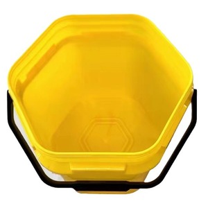 Fournisseur direct d'usine de seaux hexagonaux pour aliments pour chiens de 12 L, seaux carrés en plastique scellés de 30 L, seaux pour additifs et seaux pour peinture. - Product Image 5