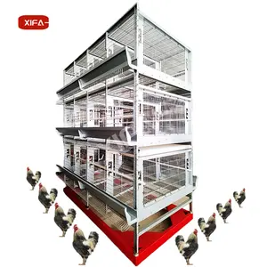 Soddisfare le esigenze individuali attrezzature per macchine agricole gabbia di pollo in metallo scatola di nidificazione del pollo fornito allevamento di polli