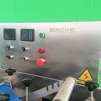 Máquina Cortadora de Pescado y Carne Fresca Automática de Alta Eficiencia, Cortadora de Pechuga de Pollo, Fileteadora de Salmón, 0.9t/h 2.2kW