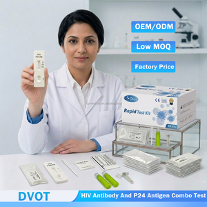 Prueba Rápida Combinada de Anticuerpos contra el VIH y Antígeno P24 para la Detección Temprana del VIH, Alta Precisión, Resultados Rápidos, Certificación ISO, OEM/ODM - Product Image 1