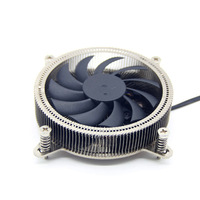 Refroidisseur de processeur pour serveur 1U, 12e génération, LGA1700/1155, dissipateur thermique en cuivre-aluminium, 120W, pas de broches universel 75, XH-1U-A, deux roulements à billes