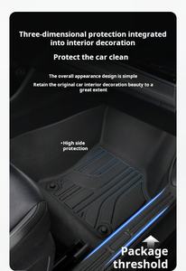 Tapetes de Goma para Coche Modelo BYD Seal 05DMI 2025, <span class=keywords><strong>TPE</strong></span> Impermeables y Resistentes al Desgaste de Fácil Limpieza - Product Image 6