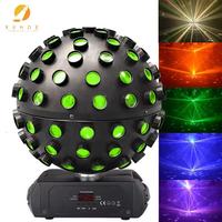 Projecteur de scène à LED RGBW matriciel 12W à commande DMX512, effet laser, corps en PC, indice de protection IP33, direct usine, pour club et discothèque