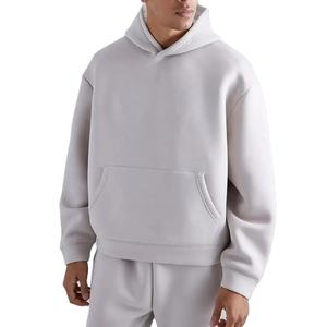 Survêtements à capuche pour hommes de qualité supérieure personnalisés, 100% coton molletonné, sweats décontractés surdimensionnés, épaules tombantes, design personnalisé - Product Image 1