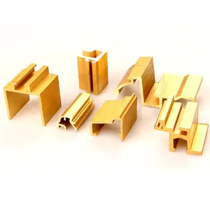 Golden Extrusion Messing Profil Gebäude Handlauf Geländer