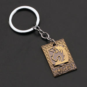 Porte-clés animé l'attaque des titans, nouveau Design, chaîne en Bronze avec Double pendentif, 4 modèles en option - Product Image 5