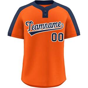 Maillot de baseball personnalisé pour hommes femmes jeunes grande taille manches raglan respirant cousu nom personnalisé numéro vêtements de softball - Product Image 1