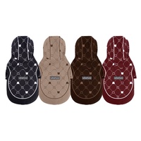 Vêtements de luxe pour chiens en gros 2024, vêtements pour animaux de compagnie personnalisés avec logo, vêtements à motifs, imperméables pour chien