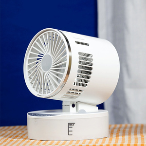 Miniventilador plegable portátil eléctrico con 3 engranajes, linterna led de camping con ventilador de <span class=keywords><strong>techo</strong></span>, miniventilador de pie USB para habitación - Product Image 4