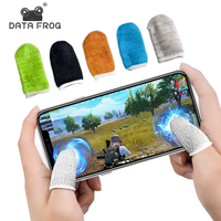 Kodok Data Gamepad Android nyaman, Joystick ponsel pintar dengan lengan jempol untuk Game