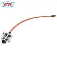 Fabricant Fiche mâle SMA à N femelle Jack panneau bride châssis montage 4 trous RG400 câble de raccordement 30cm connecteur rf