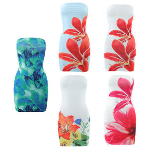 เดรสแฟชั่นฤดูร้อนขายดีสำหรับผู้หญิง แบบสายเดี่ยวรัดรูป ลายดอกไม้สไตล์วินเทจ แขนกุด ทรงเข้ารูป มินิเดรส สำหรับงานปาร์ตี้และงานกลางคืน - Product Image 6