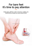 Chauffe-cheville électrique masseur Protection chauffante pied compresse de chaleur orthèse contrôle de synchronisation polyester haut de gamme pour hommes femmes