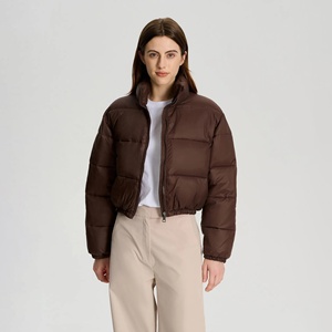Excellente qualité femmes hiver long manteau doudoune femmes avec col en fourrure vêtements amples vêtements d'extérieur hiver pour femme - Product Image 1
