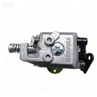 Carburateur de tronçonneuse pour 45cc 52cc 58cc 4500 5200 5800, tronçonneuse thermique 2 temps, diaphragme en alliage d'aluminium, pièce de rechange pour jardinage