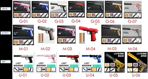 Amazon 2023, offerta speciale: pistola giocattolo in plastica, espulsore di proiettile, pistola giocattolo a proiettile morbido M1911, pistola piccola, a caricamento manuale