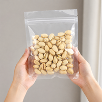 Sacs Ziplock Entièrement Transparents à Fond Plat, Haute Clarté, pour Présentation et Rangement de Biscuits, Herbes, Bonbons, Thé - Vente en Gros