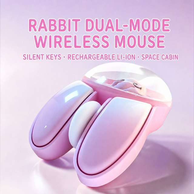 M12 Silent Wireless Mouse Dual Mode 2.4G USB and BT 5.0 Ultra Light 65g Portable Compact Travel Mouse for MacBook Tablet Laptop