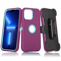 GScase 4 en 1 funda para teléfono móvil resistente Clip para cinturón resistente funda trasera para iPhone 15 14 13 12 11 Pro Max