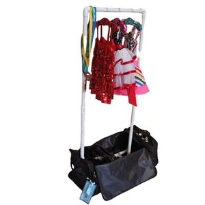 BSCI Garment Rack and Dance Bag Waterproof Baggage Kids' Ballet Dance Competition Travel Duffle Bag with Trolley <b>Roller</b> - Product Image 4
