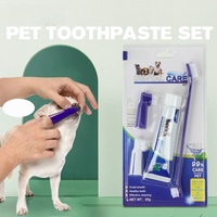Ensemble brosse à dents et dentifrice pour animaux de compagnie, brosse à dents rechargeable par USB pour chien, kit de soins bucco-dentaires pour une haleine fraîche et des dents saines