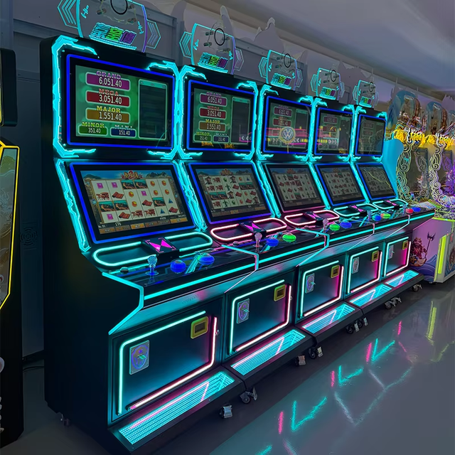 Skill Game Machine Cabinet Double Monitor Multi-Game Coin Operated Video Game Lottery Ticket Redemption Machine High Profit