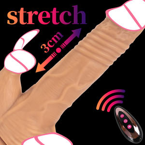 Konijn Likken Tong Vrouw Verwarmd Vibrator Volautomatische Dildo Stuwkracht Dildo Super Grote Masturbatie Apparaat Volwassen Seksspeeltjes - Product Image 2