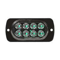 Lumière stroboscopique d'avertissement LED de vente chaude transfrontalière 12-24V Slim 8LED lumière latérale lumière de porte de camion de camion